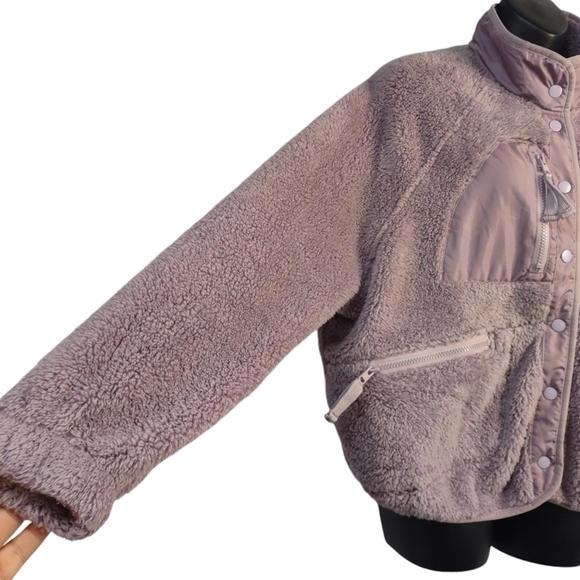 Aeropostale Women's Purple Fleece Jacket Size M - Picture 6 of 10